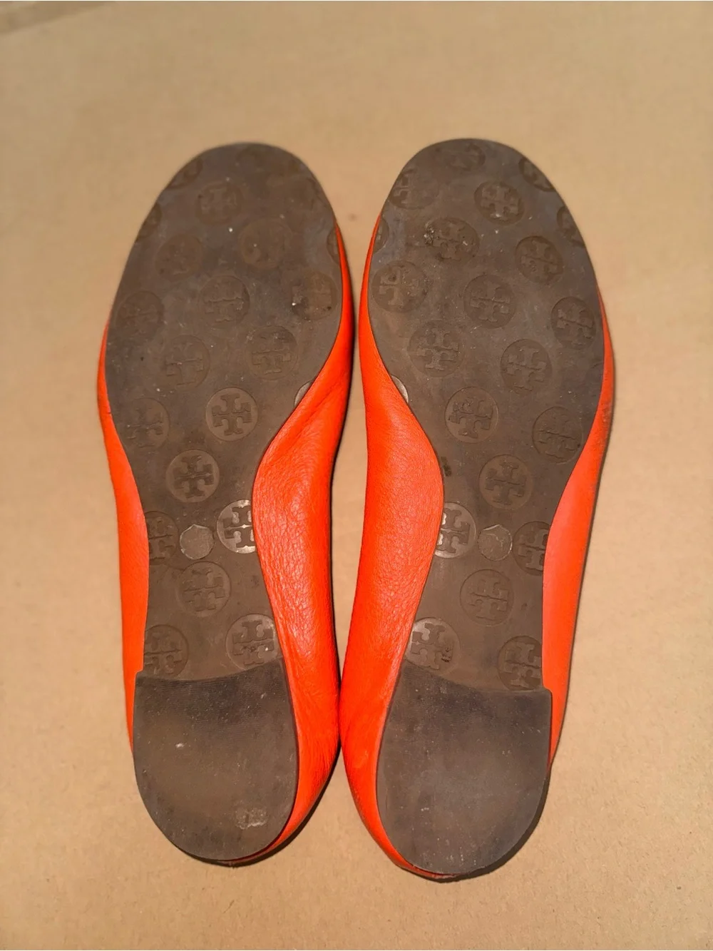 Tory Burch Ballet flats orange size 9